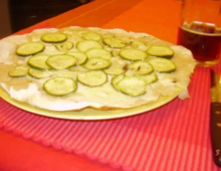 pizza con le zucchine