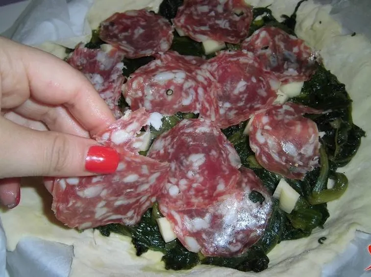aggiungere salame 