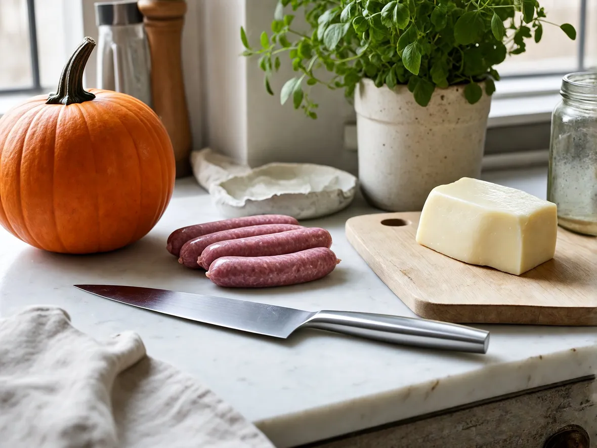 Gli ingredienti giusti: quale zucca, quale salsiccia e quale provola scegliere