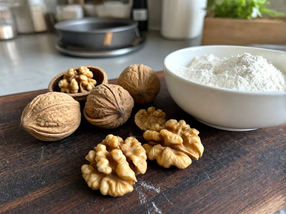 Ingredienti e noci nuove: cosa serve per una pagnotta rustica