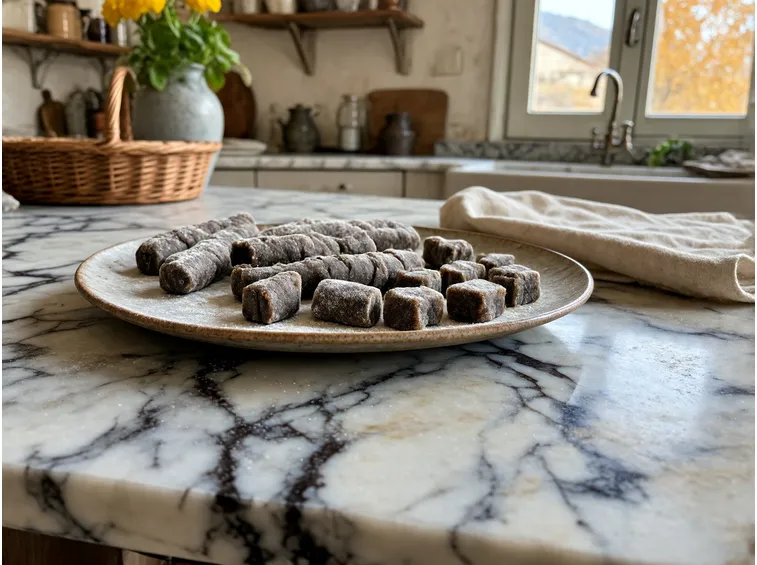 Formare gli gnocchi scuri e cuocerli senza sfaldarli