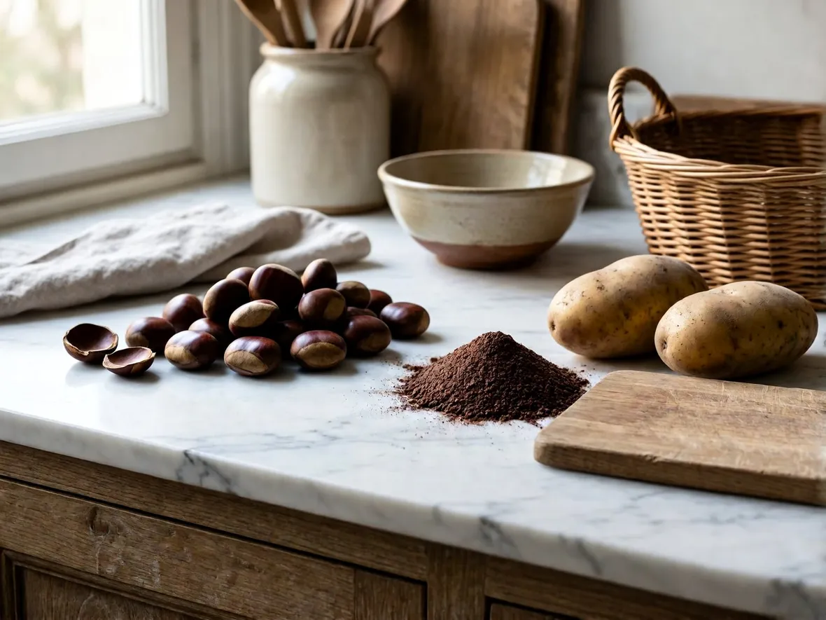 Perché farli in autunno: farina di castagne nuova e patate giuste