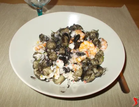 Gli gnocchi al nero di seppia