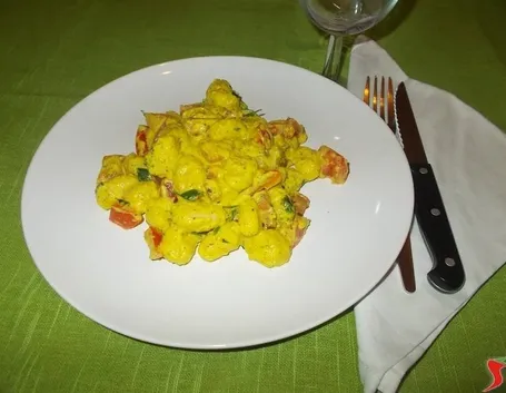 Gli gnocchi con le zucchine