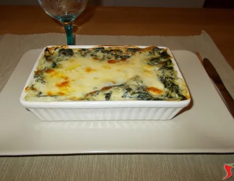 Le lasagne con gli spinaci