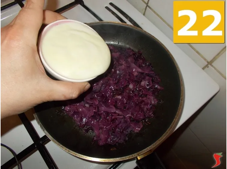 Besciamella e radicchio