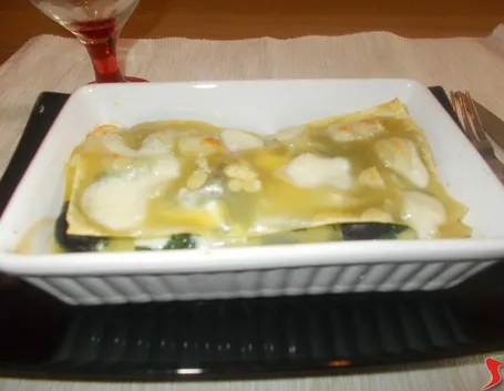 Lasagna con spinaci