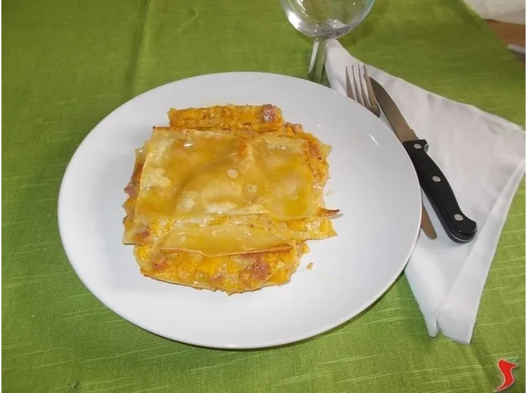 La lasagna alla zucca