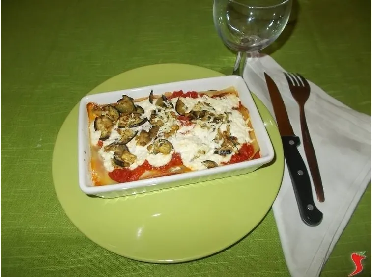 Le lasagne con le melanzane