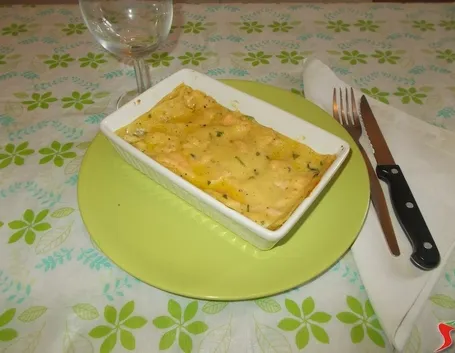 La lasagna al salmone