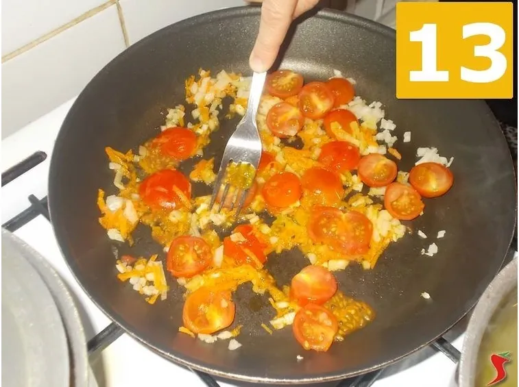 La cottura dei pomodori