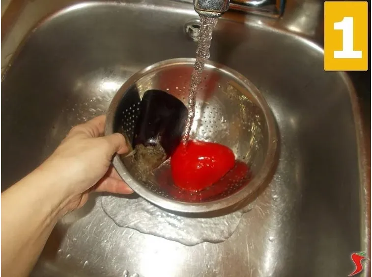 Lavare gli ortaggi