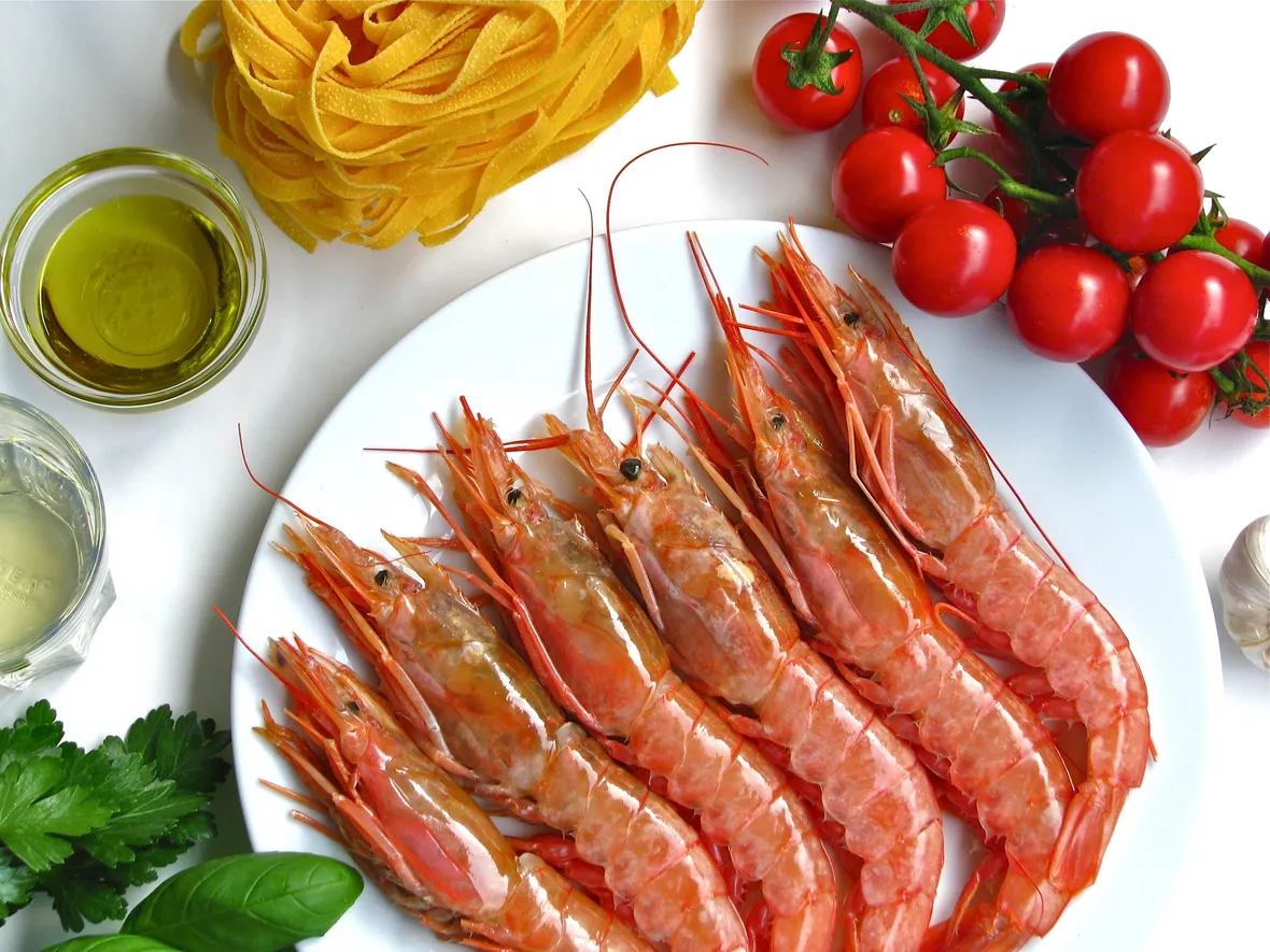 linguine ai gamberoni