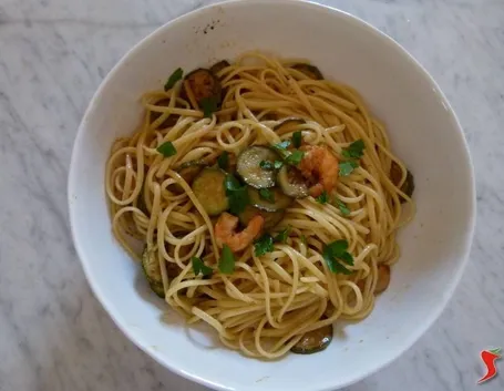 linguine con i gamberi
