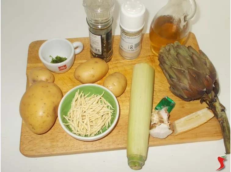 minestra carciofi