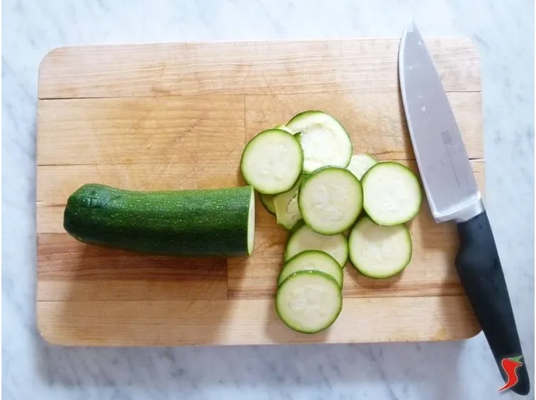 taglio delle zucchine