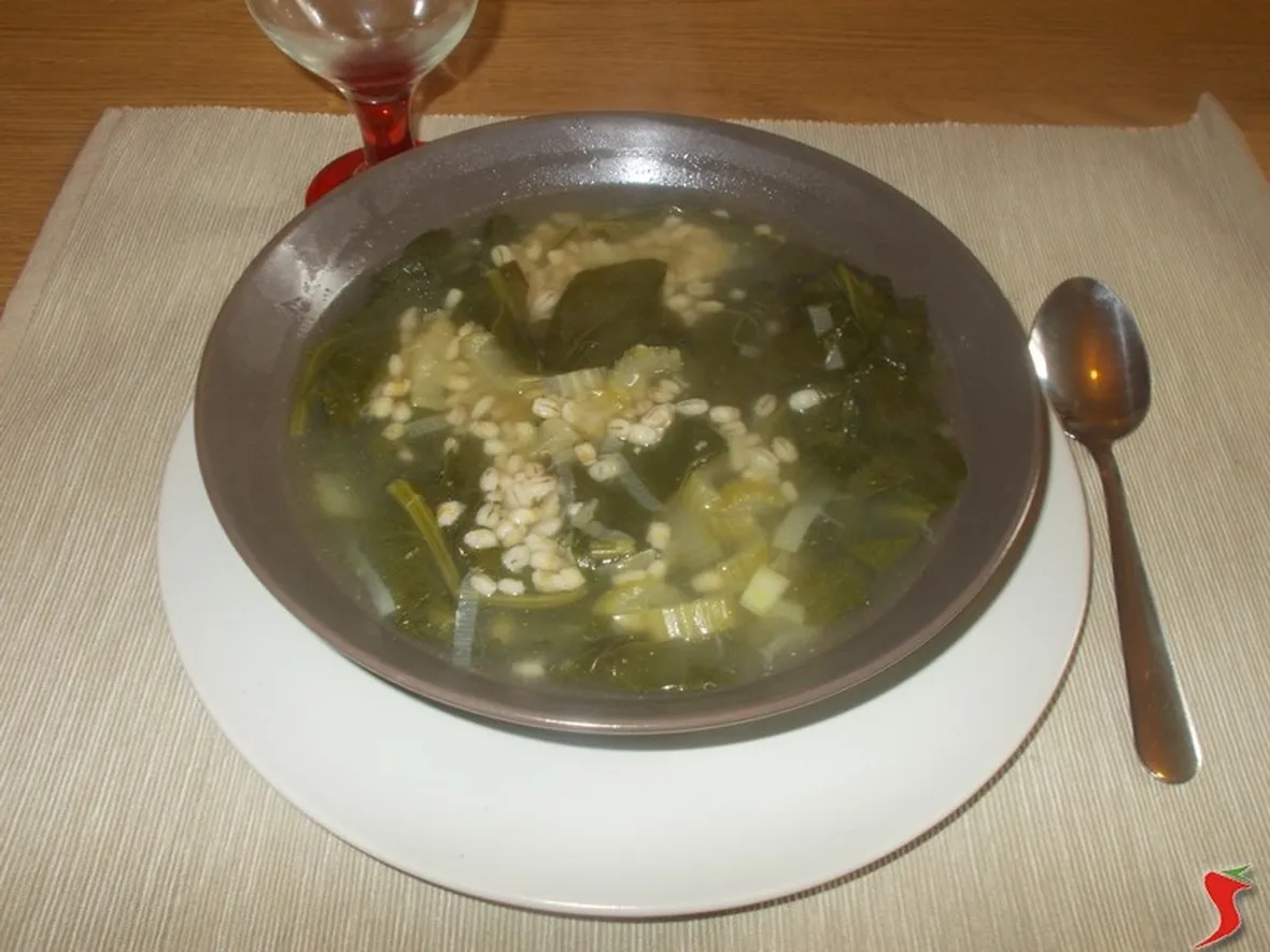 Minestra orzo perlato