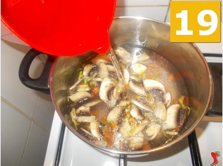 Continuate la ricetta