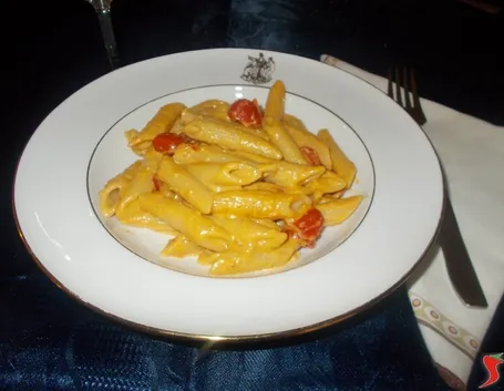 La pasta al pesto di pistacchi