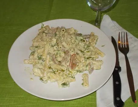 La pasta con gli asparagi