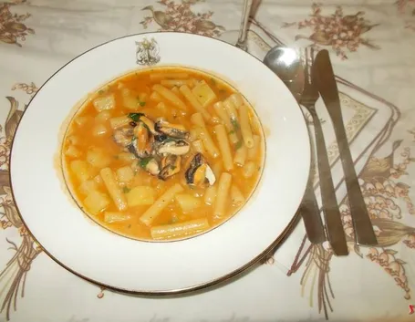 La pasta con le cozze