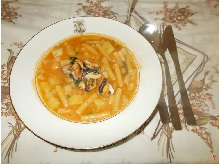 La pasta con le cozze