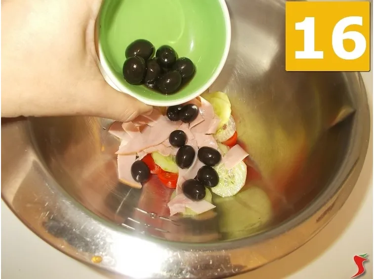 Continuate con gli ingredienti