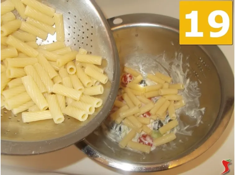 Terminate la cottura della pasta