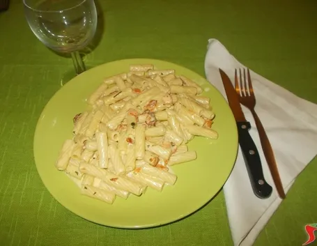 La pasta panna e salmone