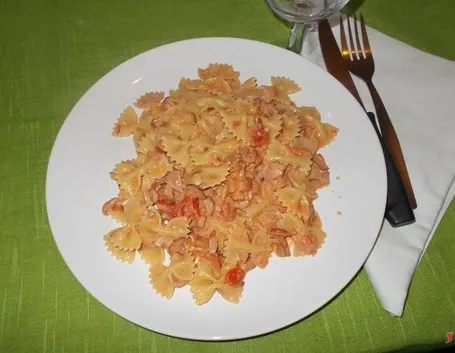 La pasta con i wurstel