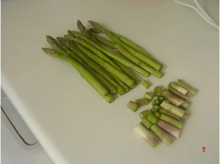 asparagi tagliati