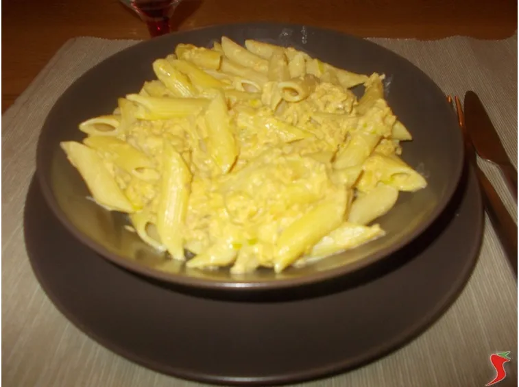 Penne allo zafferano