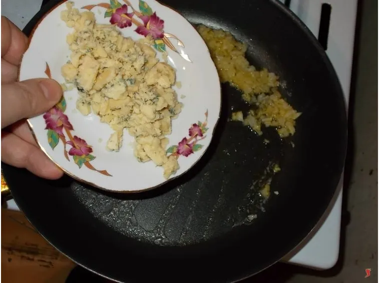 La crema di gorgonzola