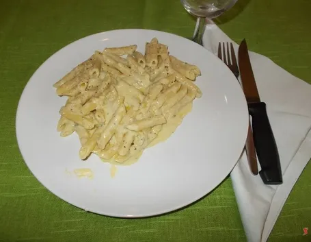 Le penne ai quattro formaggi