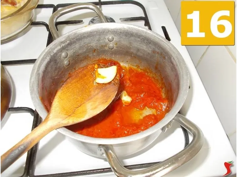 Terminare il sugo