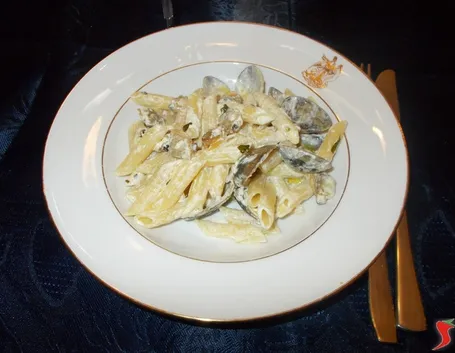 Le penne alle vongole