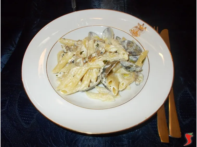 Le penne alle vongole