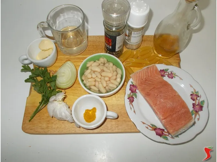 penne salmone