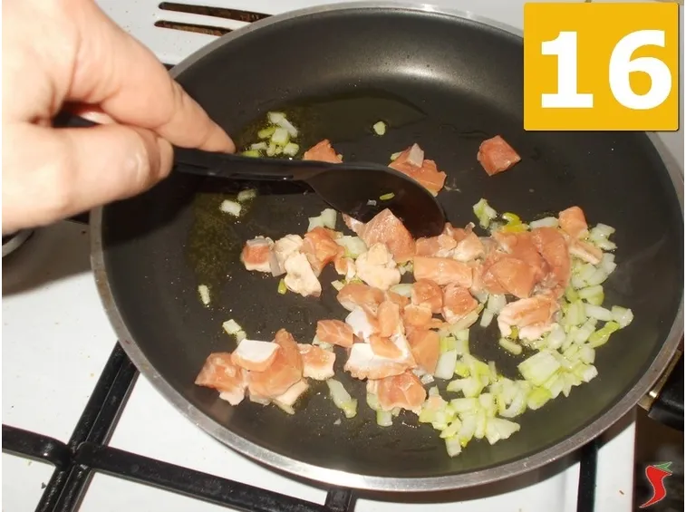 penne salmone