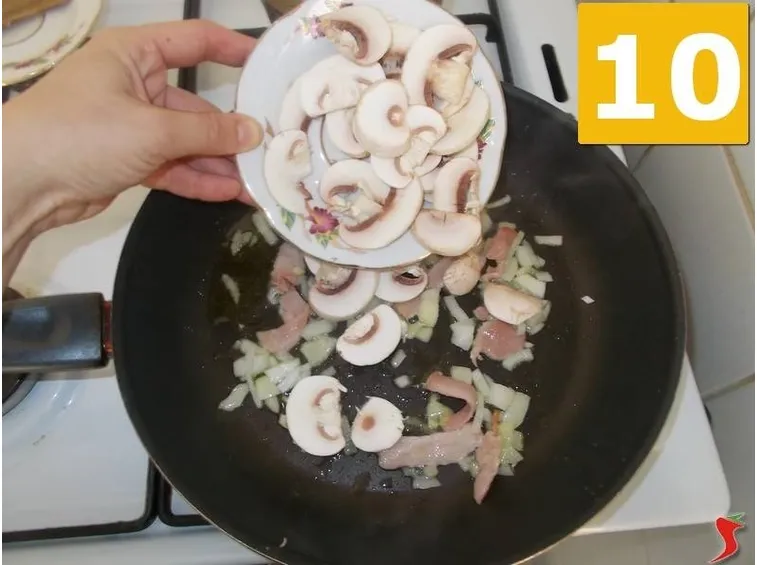 La cottura dei funghi