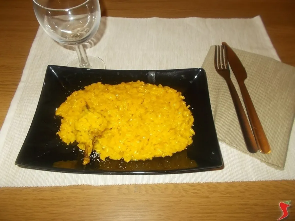 Il risotto alla milanese