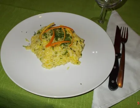 Il risotto all arancia