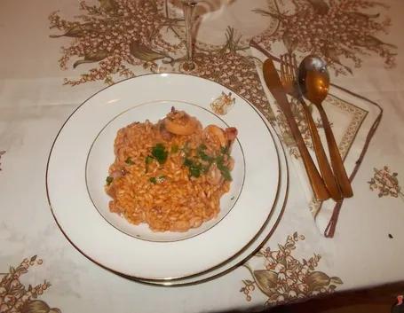 Risotto calamari