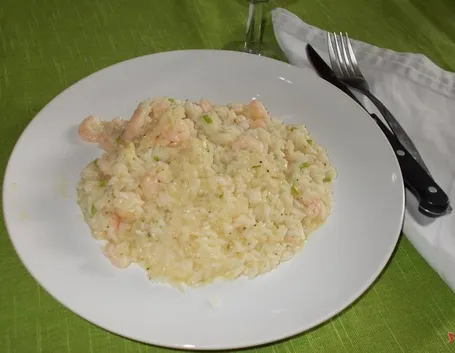 Il risotto ai gamberetti