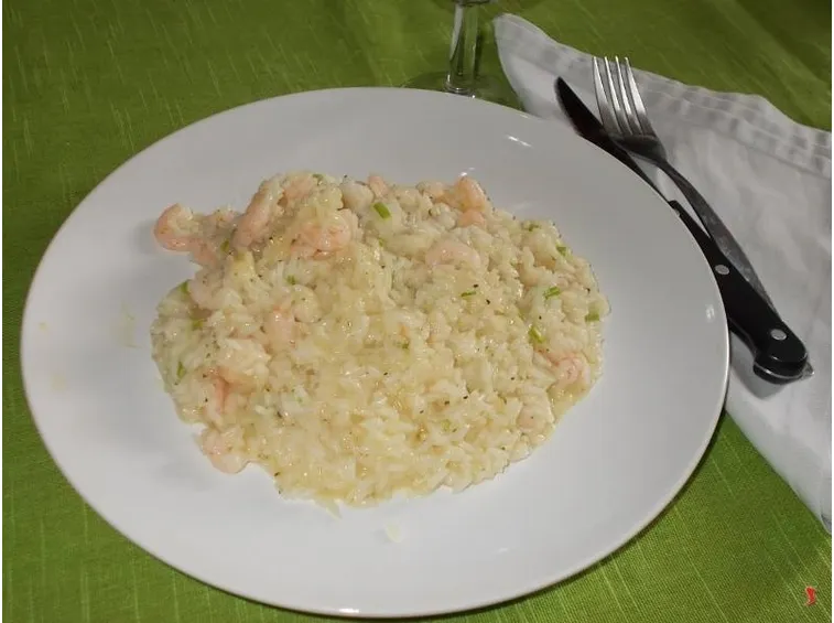Il risotto ai gamberetti