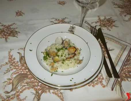 Il risotto alle vongole