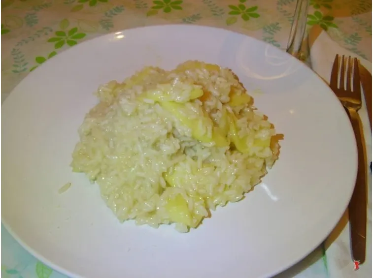 risotto alle mele