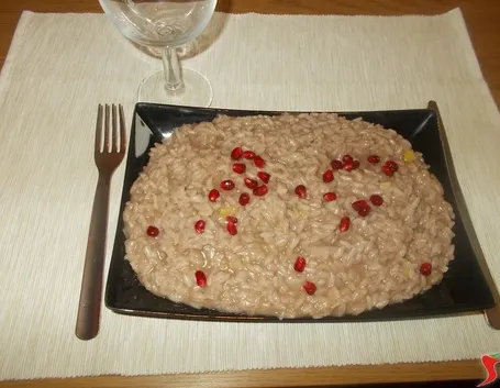 Il risotto al melograno