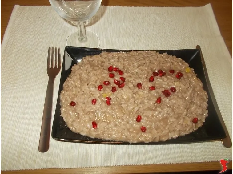 Il risotto al melograno