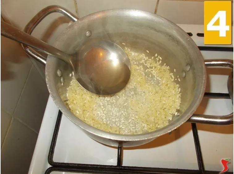 La cottura del riso